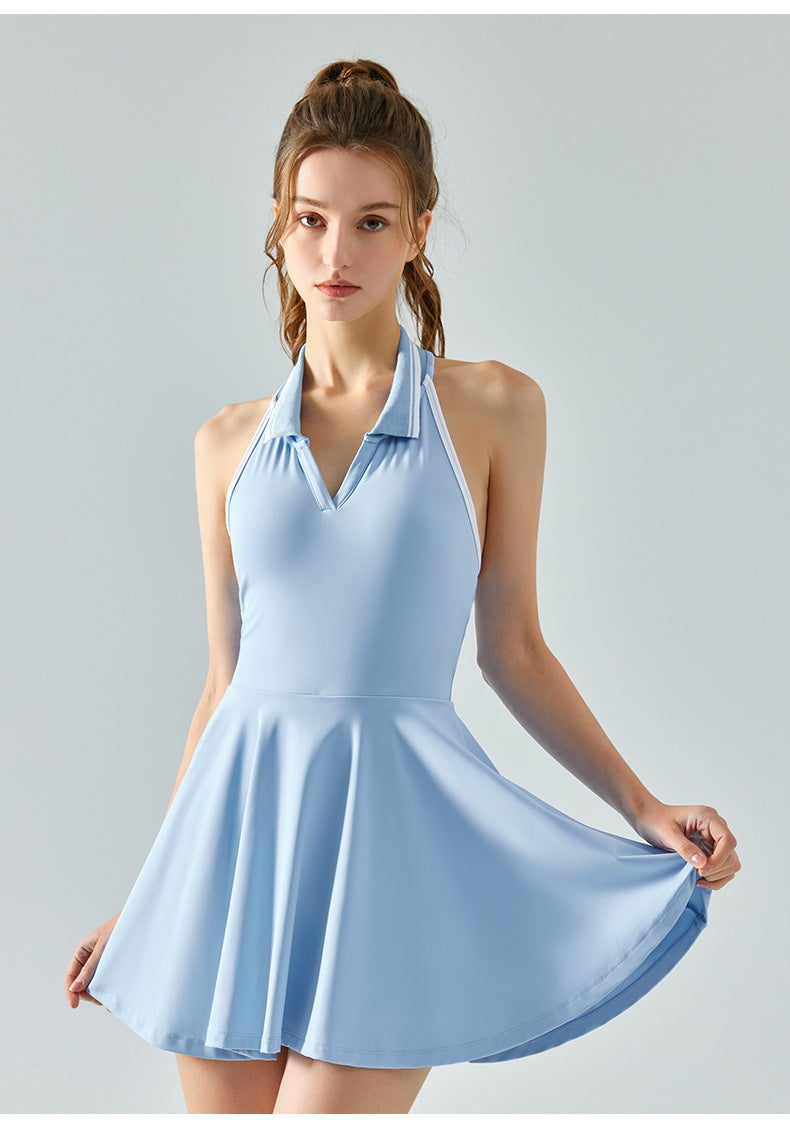 Sleeveless Polo Dress