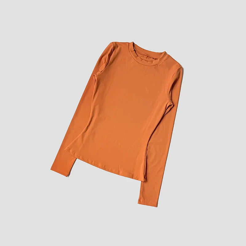 Women’s Long Sleeve Workout Top for Gym, Pilates, Yoga & Running