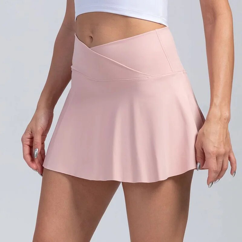 Women Pleated sports Skort With Pockets