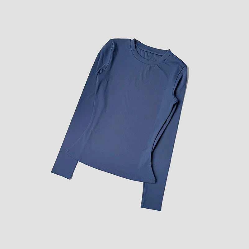 Women’s Long Sleeve Workout Top for Gym, Pilates, Yoga & Running