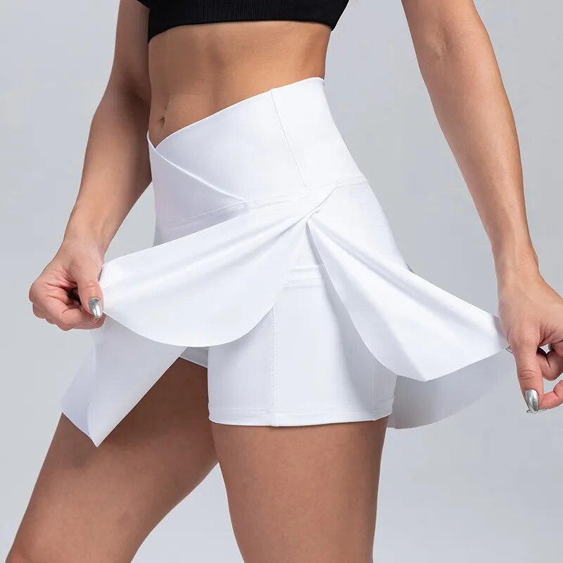 Women Pleated sports Skort With Pockets